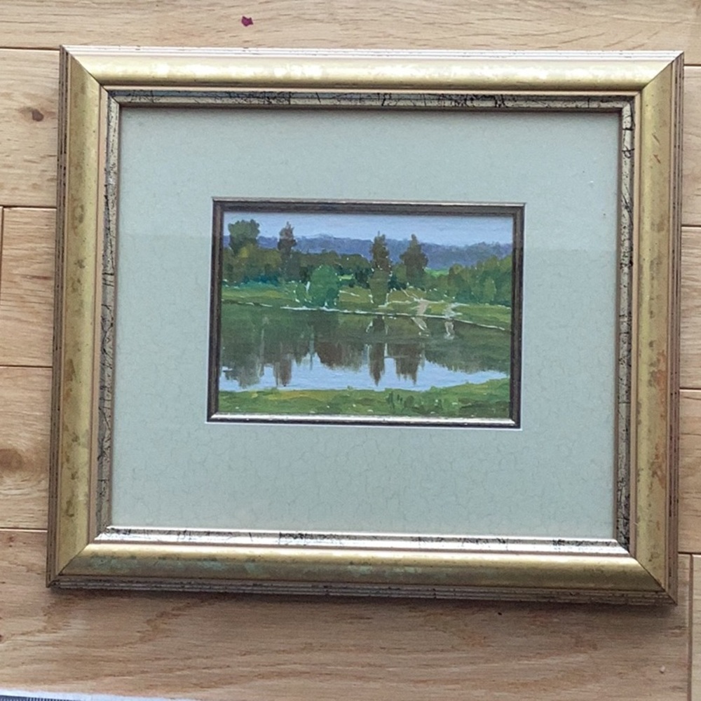 Original oil painting,framed 12/11”